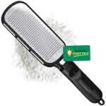 Foot File, Double Sided Foot Scrubber Callus Remover for Feet, Foot Rasp, Professional Pedicure Tool to Remove Callus, Plantar Wart, Corn - Skin-