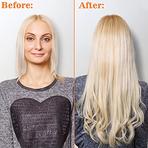 Duufin 2500 Pieces Hair Extensions Micro Links Rings Beads 5.0mm Silicone Lined Beads in 5 Colours for Women Men Hair Feather Extensions