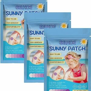 UV Stickers For Sunscreen Reapply, 72 Pcs Sunscreen Patch For Face,Sunblock Face Patch Waterproof, UV Detection Reminder UV Patch, Sunscreen Stic