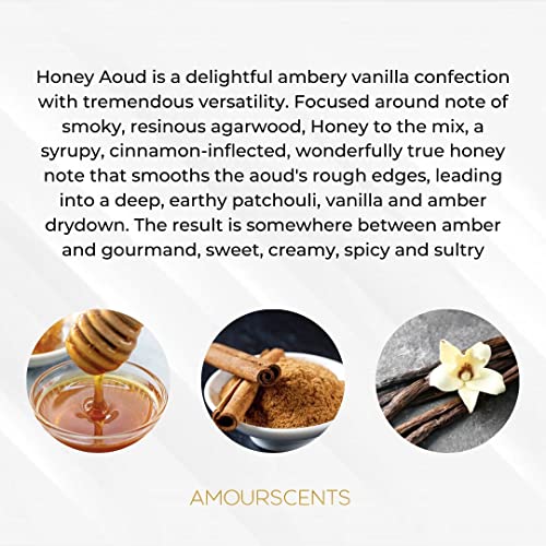 Honey Aoud - Inspired Alternative Perfume, Extrait De Parfum, Fragrances For Men & Women (50ml)