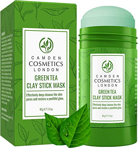 Green Tea Mask Stick For Face, Blackhead Remover Mask & Green Tea Extract, Green Tea Cleansing Mask Stick, Green Tea Deep Cleanse Mask, Blackhead