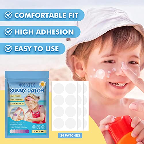 Solar Buddies Sunscreen Applicator | 72 patches UV Sunscreen Dots Stickers Reapply Reminder | Sunburn Alert Patches Works With Spray Sunscreen &