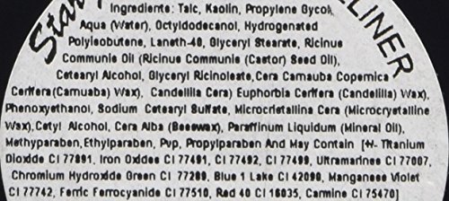 Black Cake eye liner. A wet and dry use pressed powder cake eye liner.