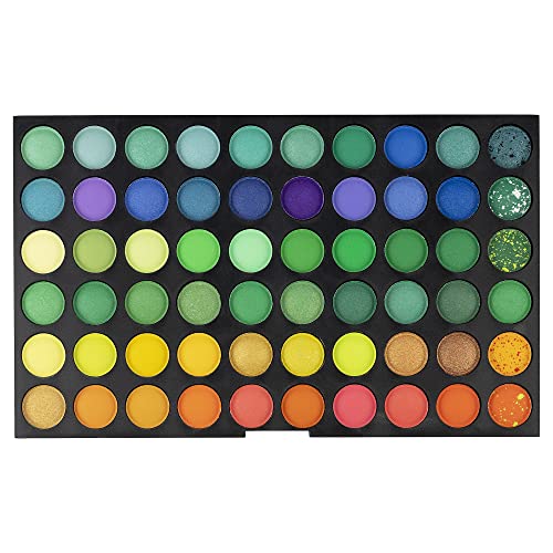 LaRoc 120 Colour Eyeshadow Palette Makeup Set, MUA Eye Shadow Make Up, Glitter Eyeshadow & Shimmer Eyeshadow Foils to Matte & Neon, High Impact P