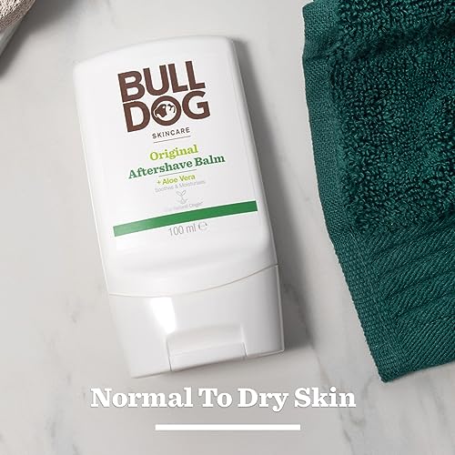 BULLDOG - Shave for Men | Original After Shave Balm | for Dry and Normal Skin | 100 ml