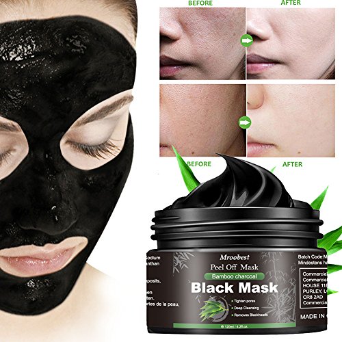 Blackhead Mask, Peel Off Mask, Blackhead Remover Mask, Face Mask with Activated Carbon, Purifying Black Face Mask, Deep Skin Clean Purifying Acne