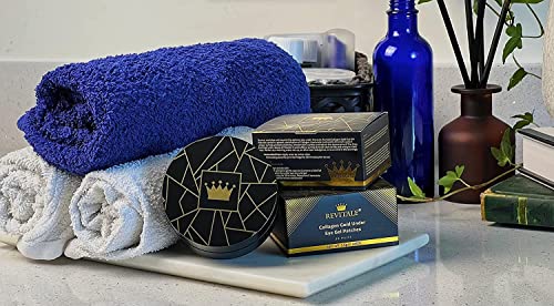 Revitale 24k Gold Gel Collagen under Eye Patches, Nourish, Firm & Hydrate Masks, Helps Reduce Puffy Eyes & Dark Circles (30 Pairs/Jar)