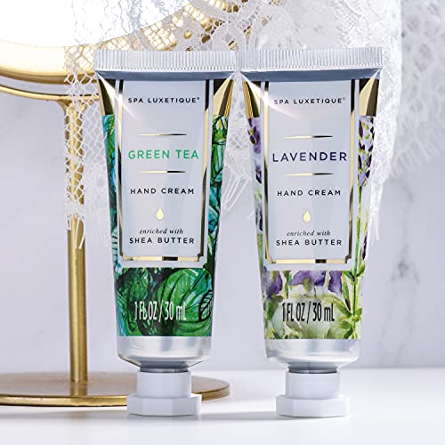Spa Luxetique Hand Cream Gift Set - Hand Cream Lotion for Dry Hands Travel Moisturizing Hand Lotion with Natural Aloe & Vitamin E Best Gift Set f