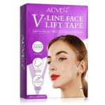 Face Lift Tape, 60 Pcs Face Tape Lifting Invisible, Eye Lift Strips,Face Lifting Tape, Lift Sticker with 8 Fixed Ropes, Make-up Face Lift Band fo