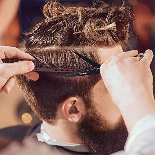 Candure Hairdressing Cutting Scissors Barber and Thinning Salon Shears Set 5.5 inch