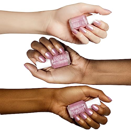 essie Original Nail Polish, 514 birthday girl, Gold Pink Nail Polish, 13.5 ml
