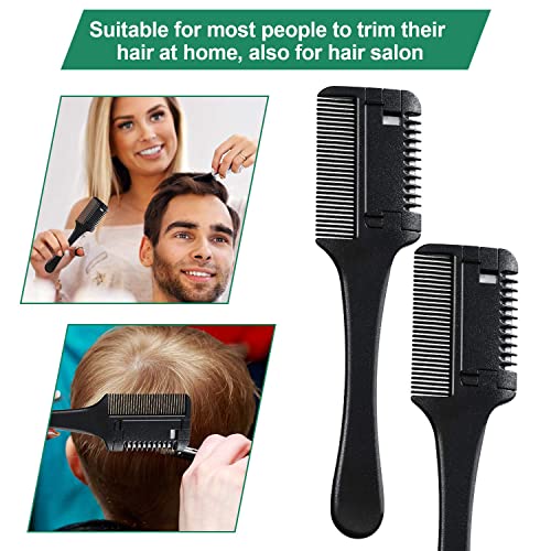 Razor Comb Hair Thinner Comb Hair Styling Razor Comb Hair Cutter Razor Comb Cutting Scissors Double Sided Hair Styling Razor Comb Tool for Hair C