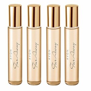 4 x Avon Far Away Eau De Parfum Purse Sprays (10ml Each)