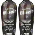 2 X PRO TAN BODACIOUSLY BLACK 250ML BOTTLES SUNBED LOTION CREAM TANNING SUN BED