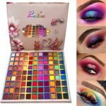 Rechoo 99 Colors Matte & Glitter Eyeshadow Palette, Colorful and Bright Color Eye Make-up Palette, Professional & Long-lasting Make-up Eyeshadow