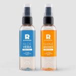 BYROKKO Aloe Vera 2-Phase Soothing & Cooling Mist with Hyaluronic acid & 2-Phase Shine Brown Tanning Spray Oil with Hyaluronic acid | for Sunbath