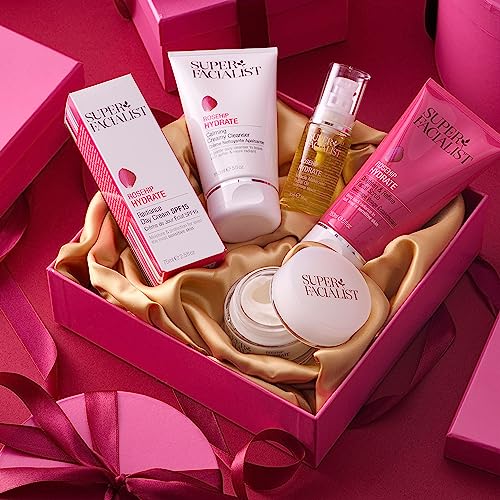 Super Facialist Rosehip Hydrate Radiance Day Cream SPF15, Formulated with UV filters to Protect and Hydrate, 75 ml