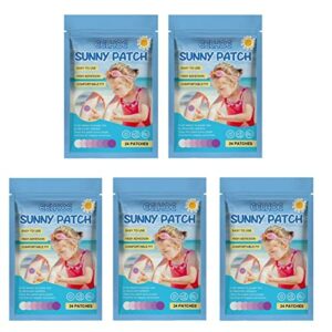 UV Detection Stickers For Sunscreen 24/72/120 Pieces Sunscreen Dots UV Stickers Colour Change Products UV Sun Strength Warning Monitor/Detector,