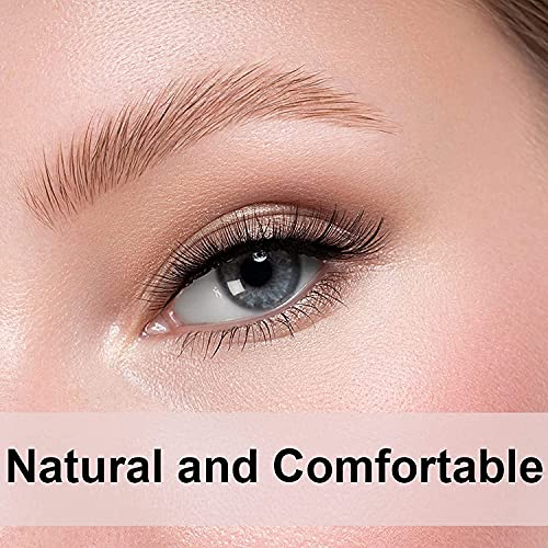 Onewly Magnetic Eyelashes - 16 Pieces False Eyelashes No Glue and Eyeliner Needed - Magnetic Eyelashes Natural Look - Eyelash Extension Kit