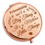 Friendship Gift For Women Best Friend Birthday Gift For Girl Travel Compact Mirror Sister Gift For Friend Big Sister Bestie Long Distance Friends