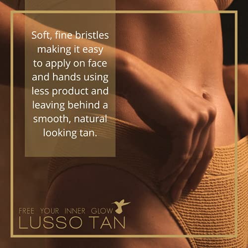 False Tan Mousse and Lotion Brush – For Face and Hands. By Lusso Tan. Brushes Designed For A Flawless Airbrushed Application, Full Coverage And E