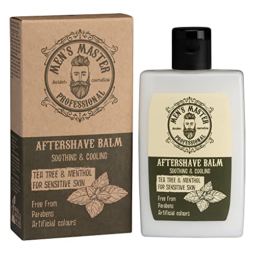 Men's Master Aftershave Balm with Green Tea and Menthol | After Shave for Men | After Shave Product | Men's Beard Care | Moisturizing and Nourish