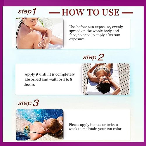 Self Tanning Lotion,Moisturizing Sun Tanning Lotion | Watermelon Flavor Outdoor Sun Tanning Cream For Sunbeds & Outdoor Sun Faster Tanning Toilet