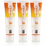 EAD Sunscreen SPF 30 Lotion, Water Resistant Travel Size, 95 ml - Pack of 3
