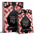 Mask London - Foot Peel Mask Strawberry - Perfect For Callus, Cracked Heel And Hard Skin - Foot Mask For Exfoliating, Moisturising Treatment For