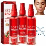 Soft Brown 2-Phase Tanning Essence Spray,Sunless Self Tanning Face Mist,Tanned Sunless Spray,Deep Tanned Dry Spray,Fake Tan Spray For All Skin To