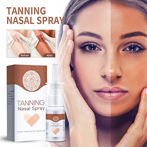 BronzeMist Tanning Nasal Spray,2pcs Self Tanning Nasal Spray,Sunless Tanning Mist,Summer Color Sunless Self Tanning Mist for All Skin Tones