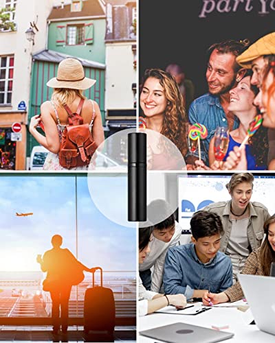 SUBORAWOS 5ML Perfume Atomiser,Refillable Perfume Spray Bottles,Cologne Dispenser,Fragrance Empty Spray Bottle for Travel(Rose Gold)