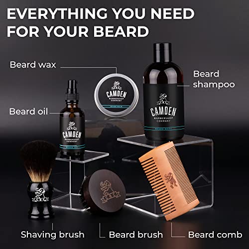 Camden Barbershop Company: Beard Balm 'Original' Natural Care and Styling Beard Wax 1 x 60 ml - Made in the UK