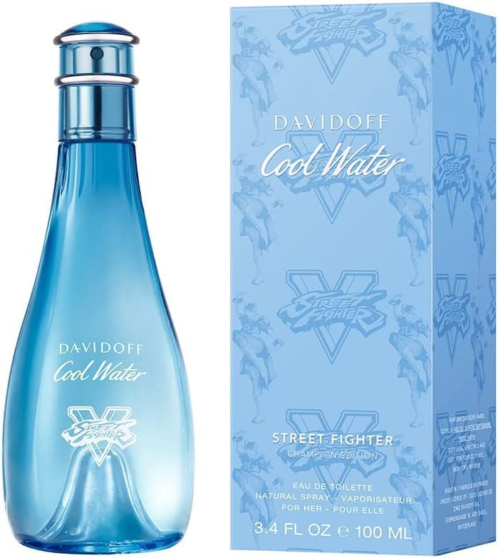 Dav|doff Cool Water Street Fighter EDT Eau De Toilette Ladies Womens Fragrance Perfume 100ml