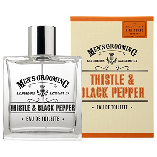 Scottish Fine Soaps Thistle & Black Pepper Eau de Toilette 100 ml, sweet