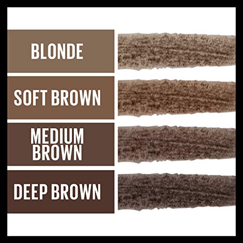 Maybelline Tattoo Brow Semi Permanent 36HR Eyebrow Pencil Longlasting Thicker Fuller Eyebrows, Blonde 02, 1 Count (Pack of 1)
