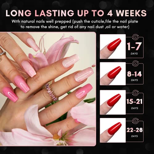 Makartt French Nail Tips, 500pcs Half Cover False Nail Tips, False Nails, Fake Nails, Press on Nails, Acrylic Nail Tips, Nail Tips for Acrylic Ex