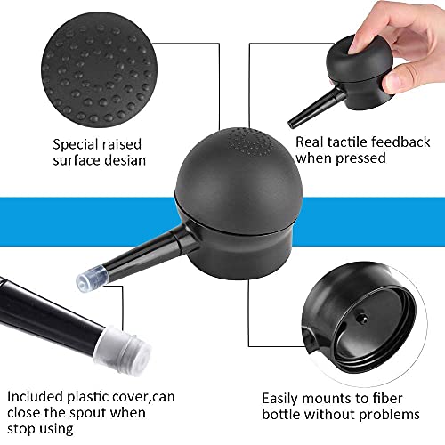 Hair Building Fibers, Nature Keratin Hair Building Fibers, Hair Building Fibres Hair Loss Concealer for Thinning Hair for Women and Men (Black)