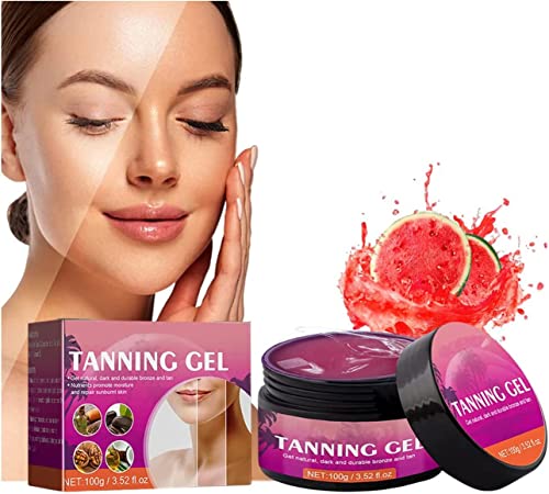 Extreme Dark Intensive Tanning Luxe Gel,Extreme Dark Intensive Tanning,Peachapple Tanning Gel,Intensive Soft Brown Tanning Accelerator Cream,Achi