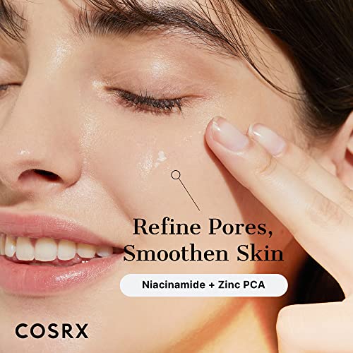 COSRX Niacinamide 15% Face Serum, Minimizing Pores & Sebums, Blemish Treatments for Discoloration, Dark Spots, Enlarged Pores, Anti-aging, 0.67 f