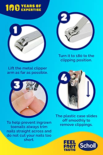 Scholl Toenail Clippers (Packaging may vary)