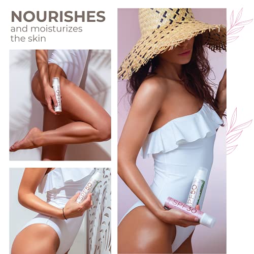 COCOSOLIS Natural Sunscreen Lotion SPF 50 | Effective UVA and UVB protection | Long-lasting Saturated Tan | Nourished & Hydrated Skin | For Face