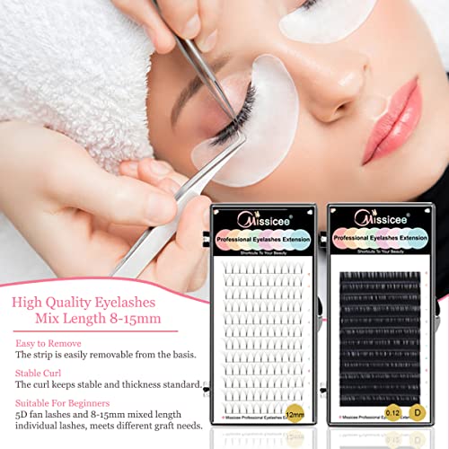 Eyelash Extension Kit, Missicee New Upgrade 328 Piece Set Lash Extension Kit with Mannequin Head 0.3s Fast Dry Glue USB Eyelash Fan Dryer Tweezer