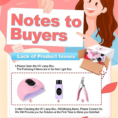 Acrylic Nail Kit With Drill And U V Light Full Nail Kit Set Professional Nail Starter Kit For Beginners Acrylic With Everything