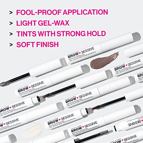 Wet 'n' Wild, Brow-Sessive Brow Shaping Gel, Brow Pomade Gel for Thin and Thick Eyebrows, Natural Volume and Definition for your Brows, Volumisin