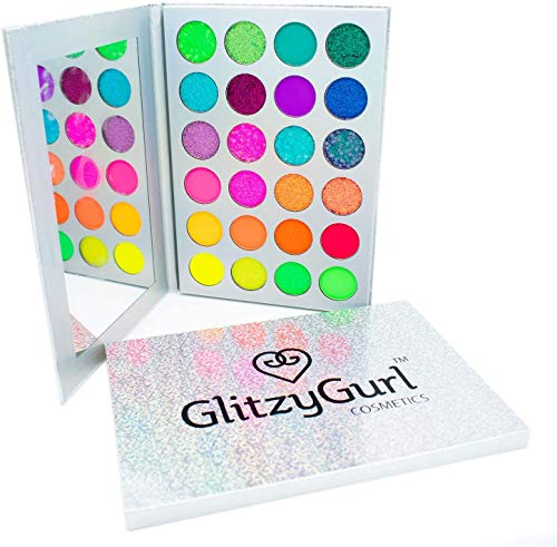 GlitzyGurl Neon Glitter Eye Shadow Palette
