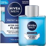 NIVEA MEN Protect & Care After Shave Fluid (100 ml), Soothing After Shave, Skin Care with Aloe Vera and Pro Vitamin B5