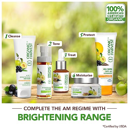 Organic Harvest Sunscreen For Women & Men SPF 60 PA+++ for Oily or Acne Prone Skin | Sunscreen Lotion Protects From Harmful UVA & UVB Rays | Hydr