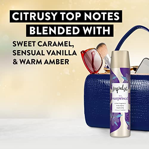 Impulse Be Surprised sensual and exotic Body Spray for a perfect all-over fragrance 75 ml