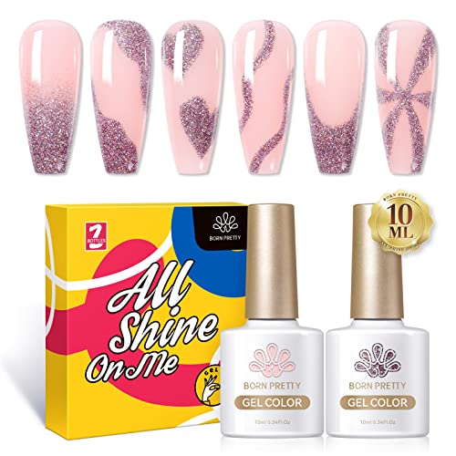 BORN PRETTY Nail Dehydrator and Primer Set, Acid Free Natural Nail Prep Dehydrate & Nail Bond Primer Set Fast Air Dry for Gel Nail Polish and Acr